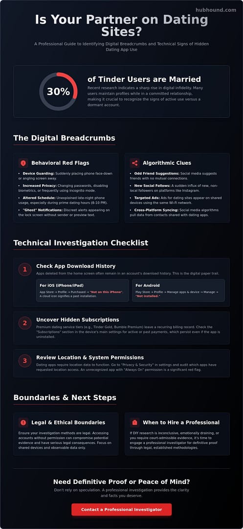 How to Find Out If My Partner Is on Dating Sites: A Professional Investigative Guide