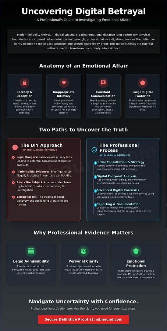 Emotional Affair Investigation Services: Professional Strategies for Uncovering Digital Betrayal