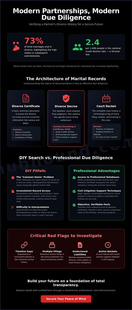 Verifying a Potential Partner''s Divorce History: The Professional Guide to Personal Due Diligence (2026)