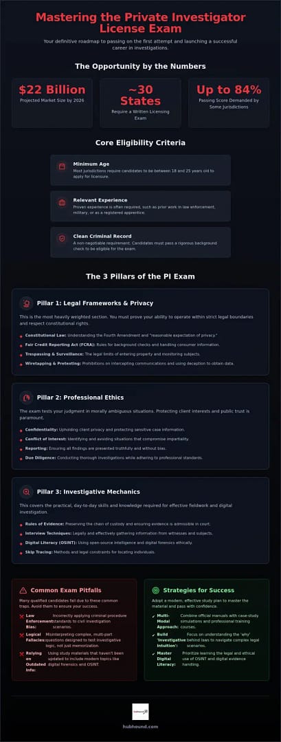 Private Investigator License Exam: The 2026 Mastery and Prep Guide