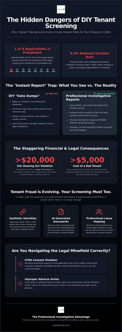 The 5 Critical Risks of Performing Your Own Tenant Screening in 2026