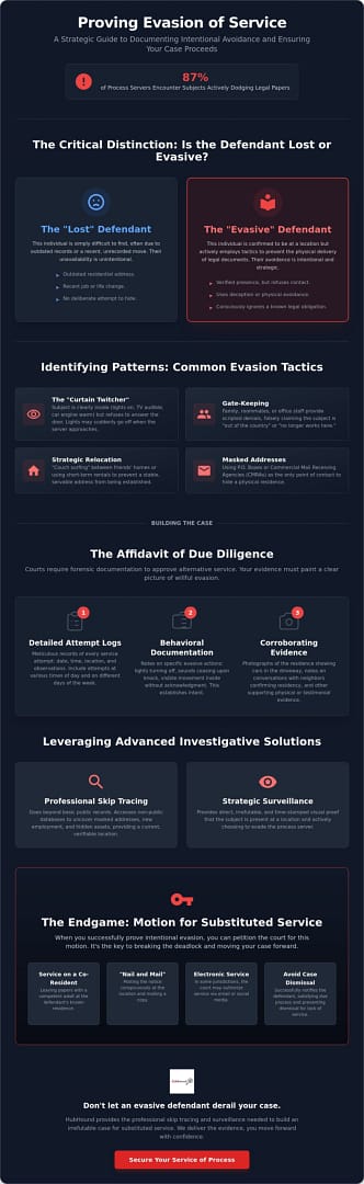 How to Prove Someone Is Avoiding Service of Process: A Professional Investigative Guide