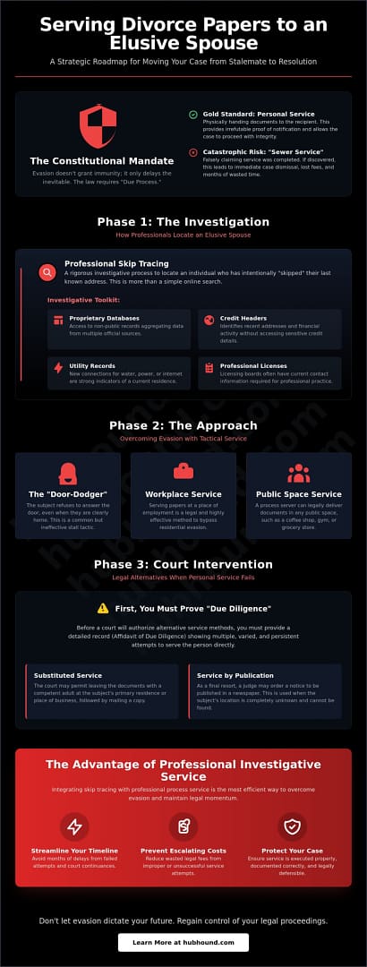 How to Serve Divorce Papers to a Spouse Who Is Hiding: An Investigative Guide