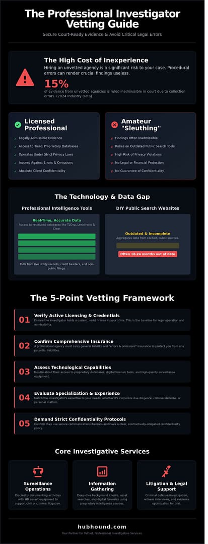 Private Investigation Near Me: How to Hire a Vetted Professional in 2026