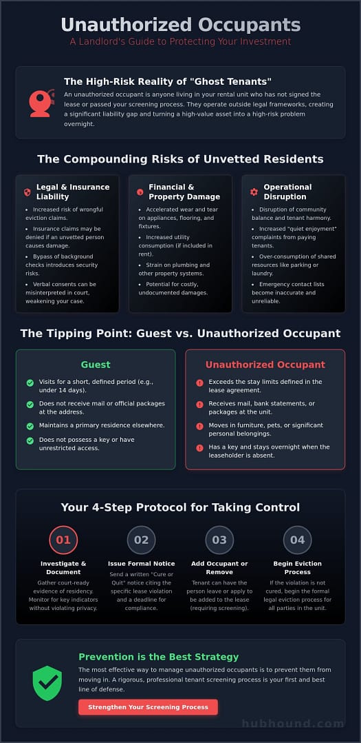 What to Do When a Tenant Has Unauthorized Occupants: A Landlord’s Guide