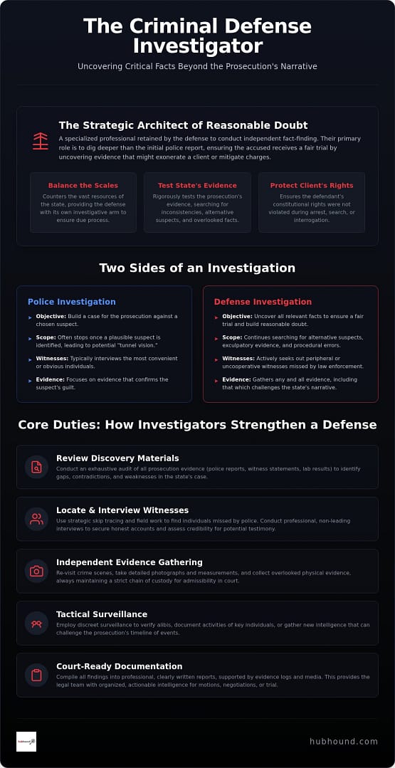 Criminal Defense Investigator: The Professional Guide to Strengthening Legal Strategy