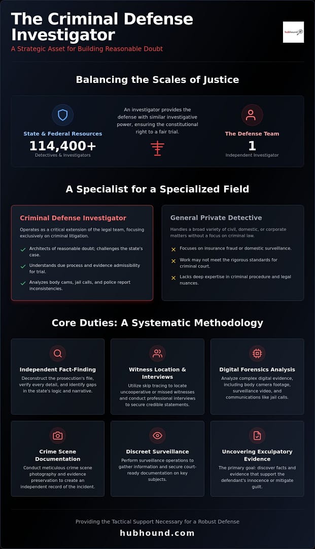 Criminal Defense Investigator: The Professional Guide to Strengthening Legal Strategy