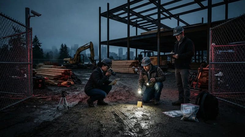 How to Conduct a Construction Site Theft Investigation: The Complete Guide