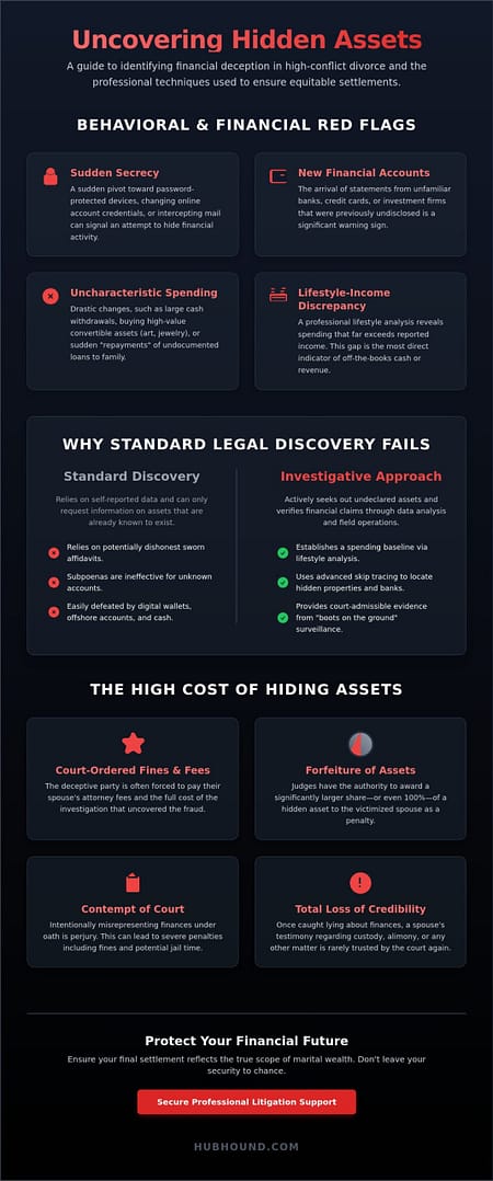 Finding Hidden Assets During a Contentious Divorce: The 2026 Investigative Guide